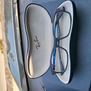 Ray-Ban RX7017 Rectangular Prescription Eyeglass Frames